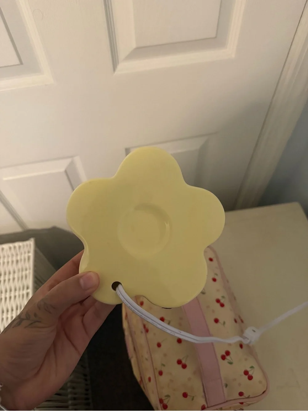 Hobby Lobby Orange Flower-Shaped Accent Lantern